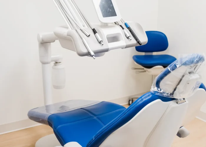 Modern dental chair at Scioto Smile Studio equipped with advanced technology for patient comfort and care